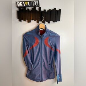 TITIKA Athletic Zip Up Iridescent Jacket Size Small